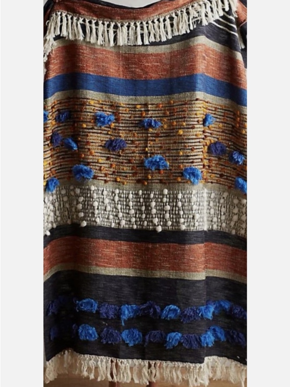 Anthropologie All Roads Majida Throw